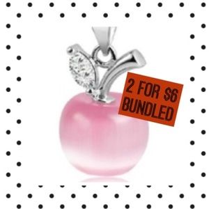 🔖🔖Apple Pendant 925 Sterling Silver🔖🔖